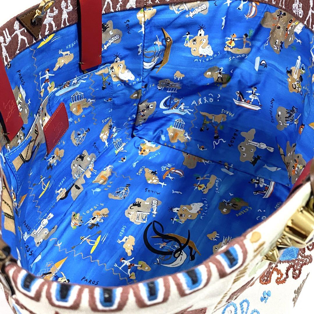 正規 CHRISTIAN LOUBOUTIN GREEKABA 2way