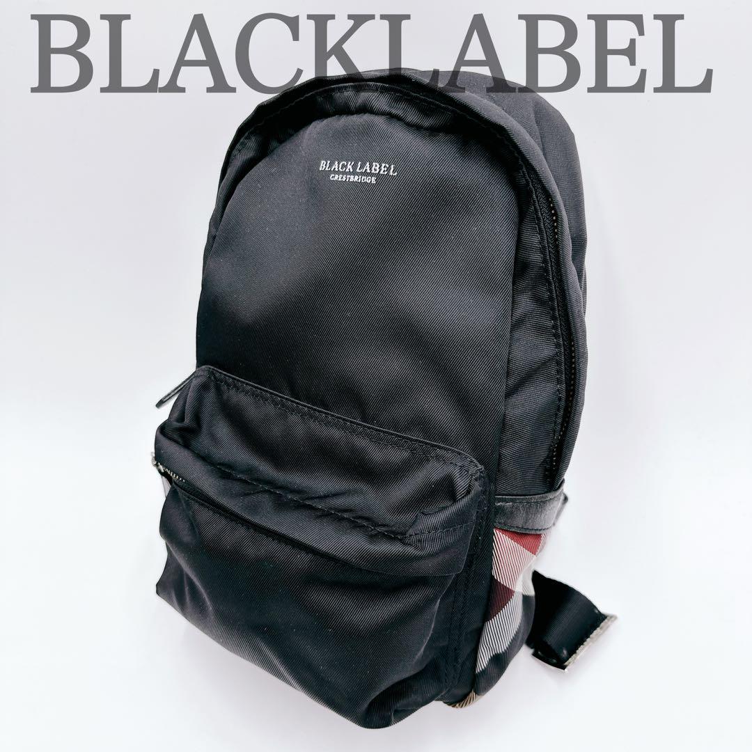 ブラックレーベル クレストブリッジ ボディバック ブラック バーバリー