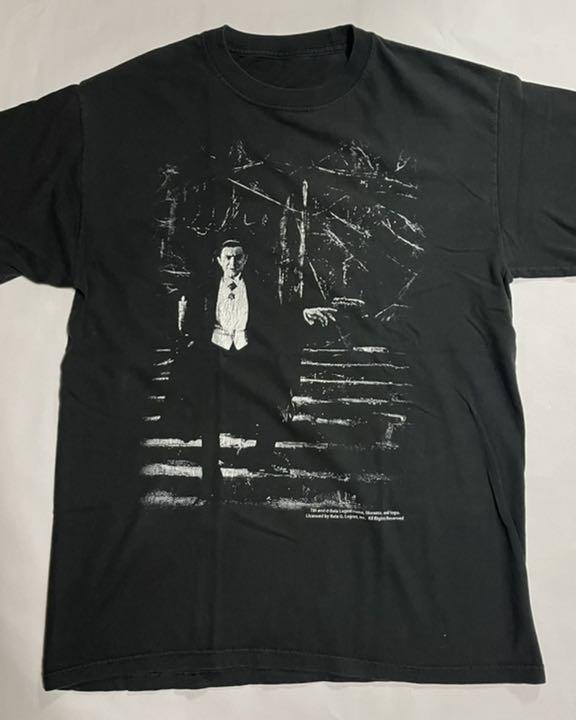 【レア】90s〜 ドラキュラ Tシャツ ブラック ルゴシ・ベーラ タグ欠損