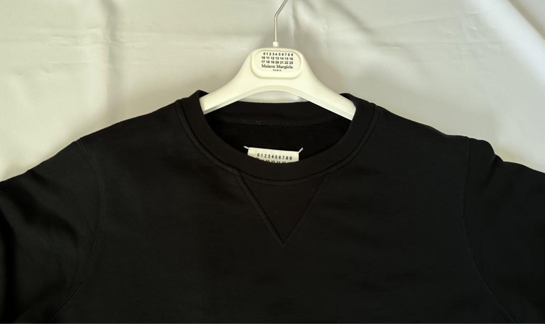 Maison Margielaプルオーバー スウェットシャツ 50 黒
