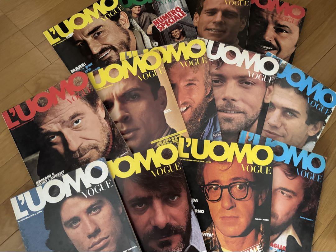 L'UOMO VOGUE ルオモヴォーグ（洋版ヴィンテージ）13冊セット②