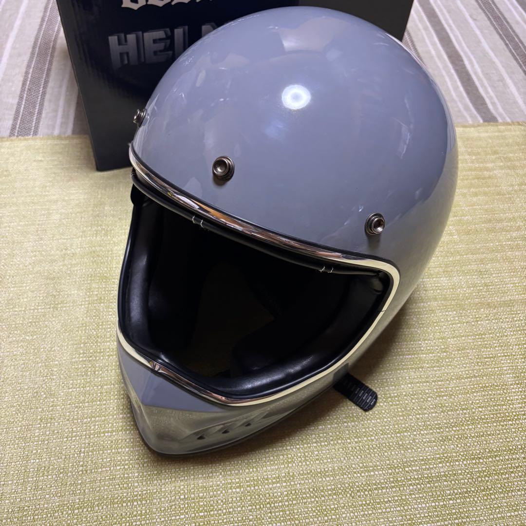 VOSS フルフェイスヘルメット グレー Mサイズ