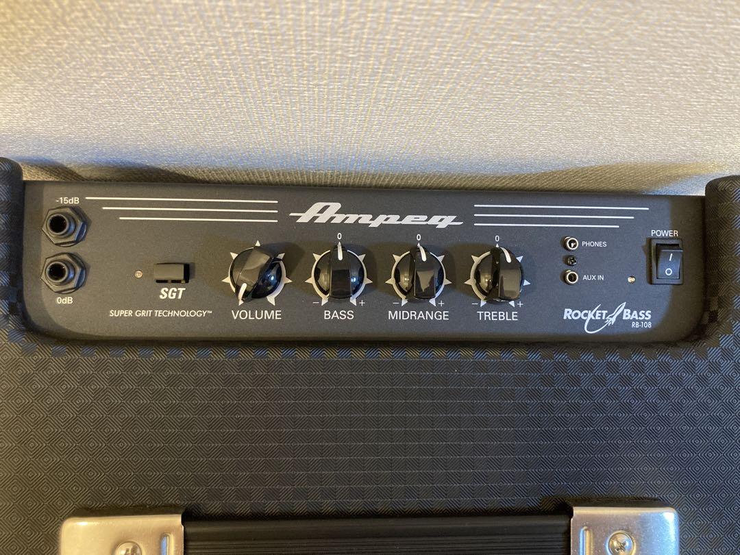 新品購入後に数回使用 RB-108 AMPEG アンペグ ベース用コンボアンプ