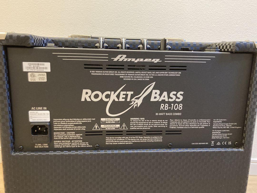 新品購入後に数回使用 RB-108 AMPEG アンペグ ベース用コンボアンプ