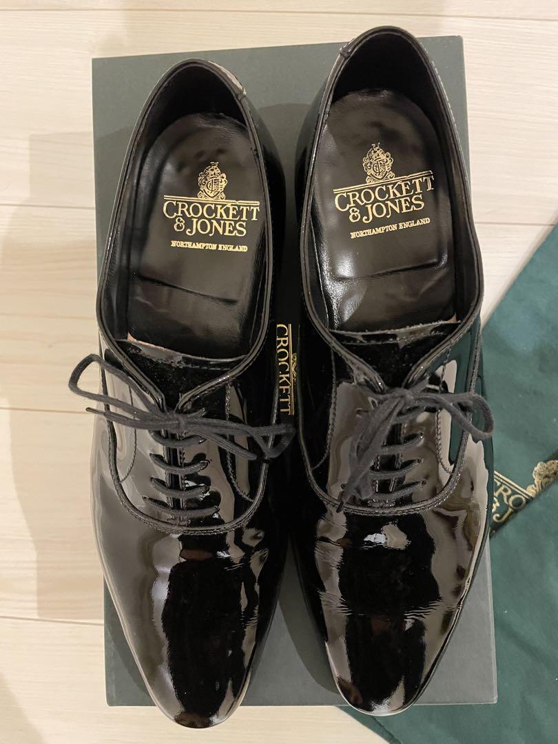 CROCKET&JONES エナメルシューズ 25.5 25599A-P01L1 CROCKETT&JONES エナメルシューズ - メルカリ