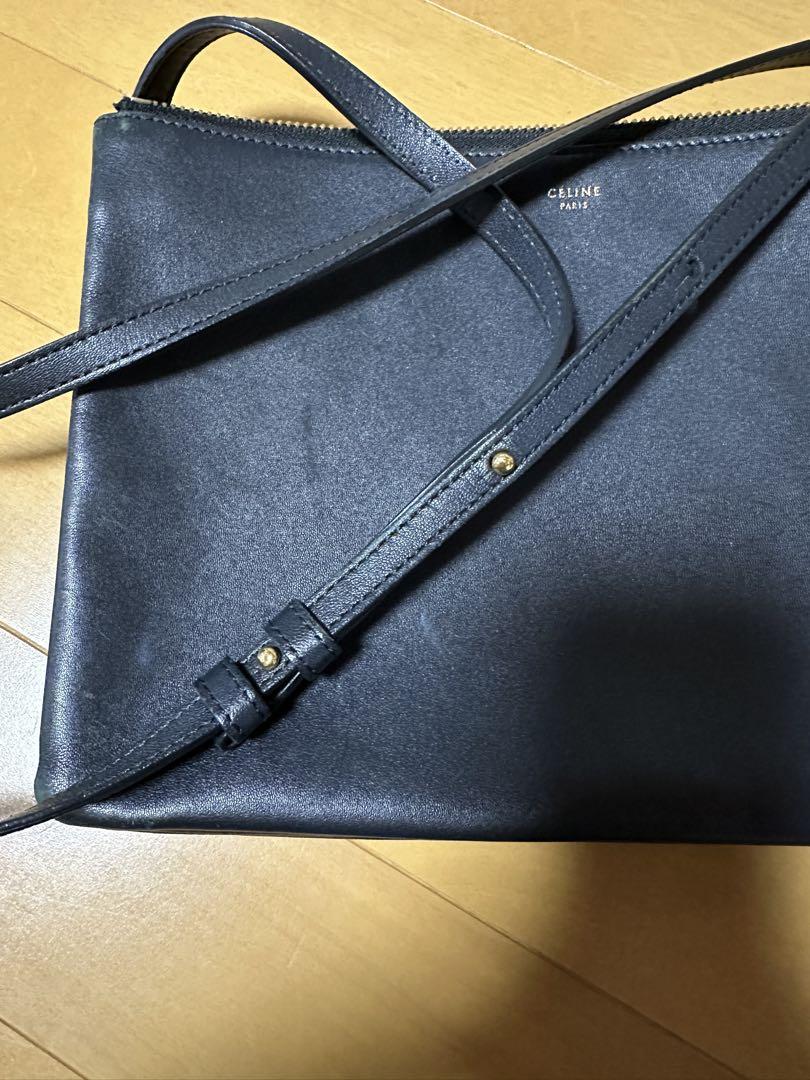 楽天市場】セリーヌ CELINE バッグ トリオ ラージ ショルダー