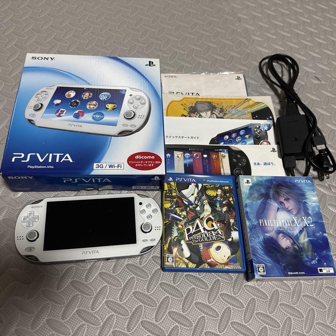 PlayStation Vita クリスタル・ホワイト 3G/Wi-Fiモデル