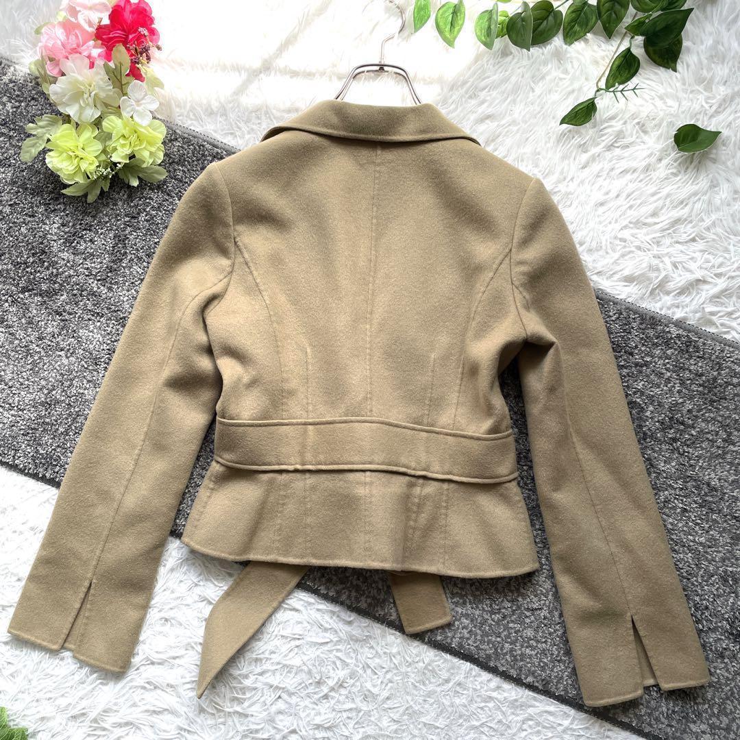 FOXEY BOUTIQUE ショート丈コート　ジャケット　カシミヤ混　ベージュ