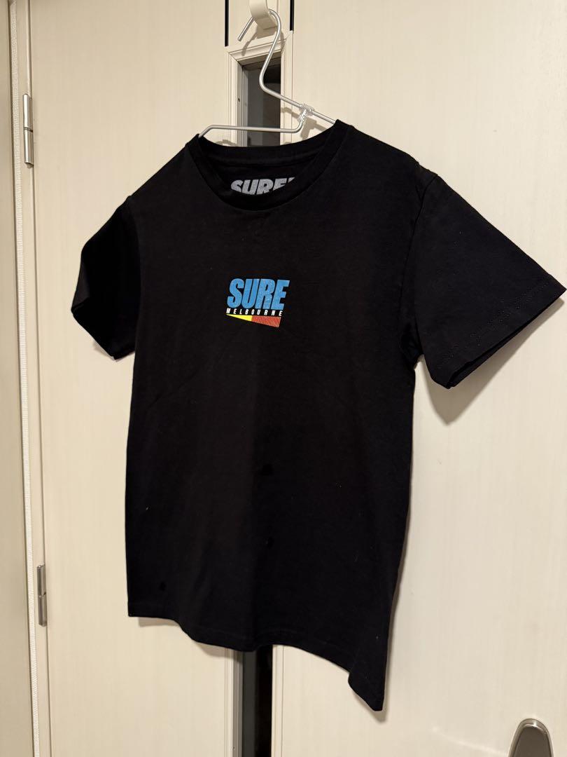 SURE ブラック Tシャツ Sサイズ メルボルンデザイン 5,220円