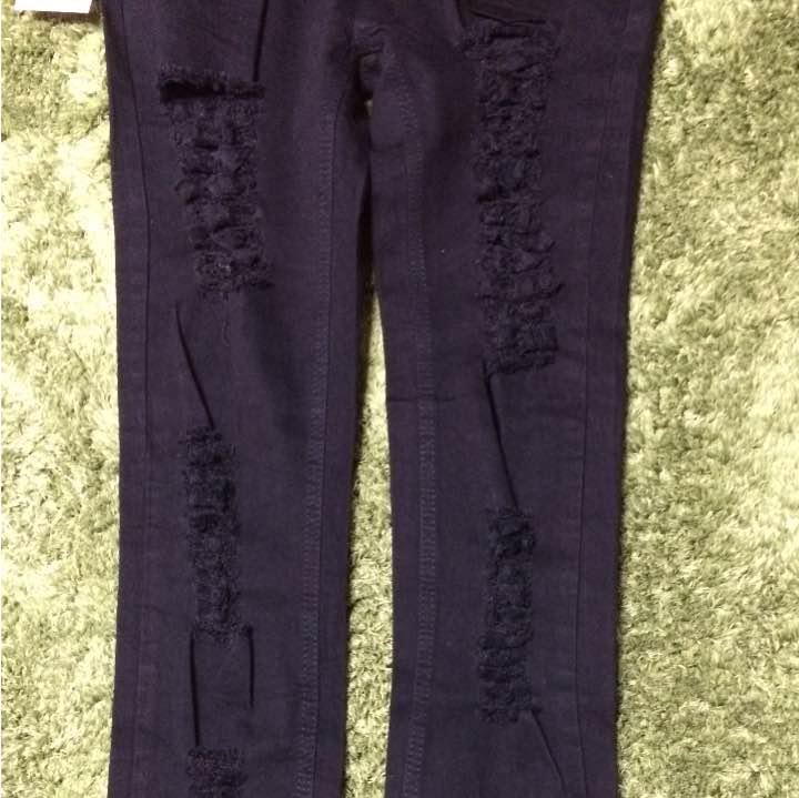 黒ダメージスキニー 8yu6V-m38205550339 HOT通販
