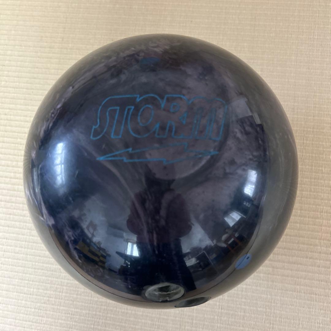 STORM ICE ボウリングボール 黒/マーブル 14ポンド前後 並行輸入