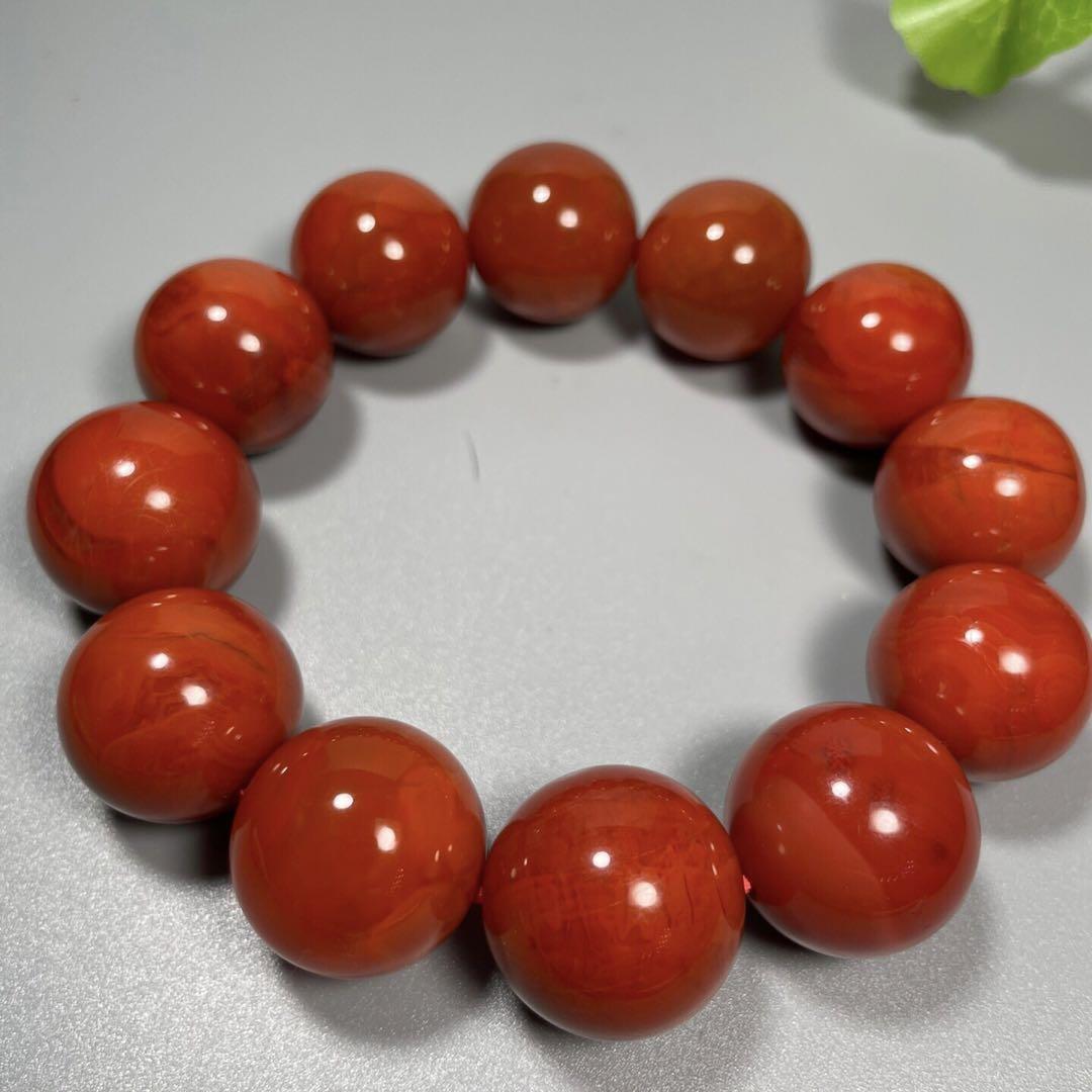 0918182 天然南紅瑪瑙ブレスレット