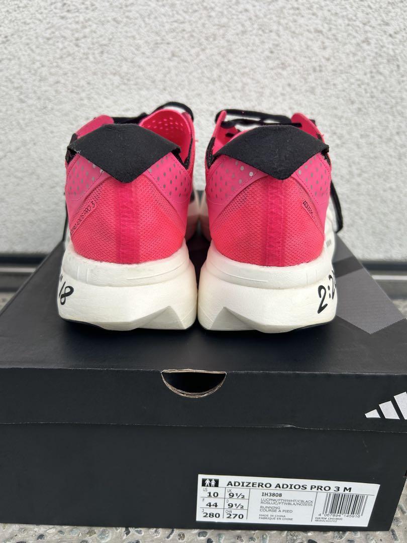 28cm アディゼロ アディオス Pro 3 / Adizero /ピンク