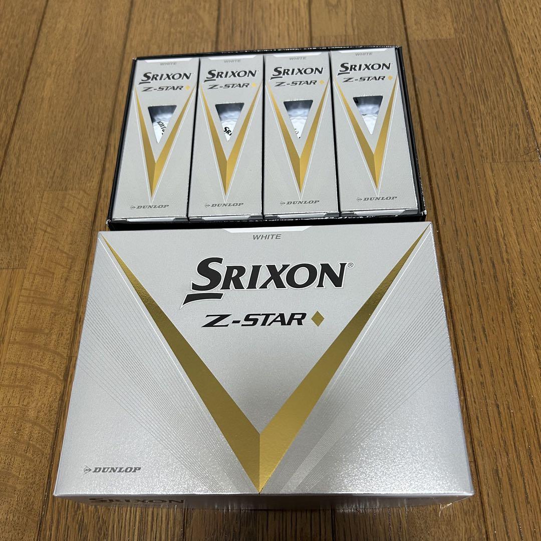 スリクソン Z-STAR ダイヤモンド ゴルフボール 1ダース 新品 未使用