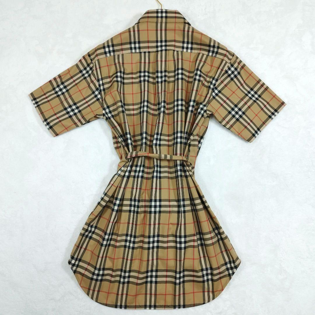BURBERRY GOLF バーバリー 半袖 ワンピース ノバチェック バーバリー 半袖 シャツワンピース コットン ミニワンピース