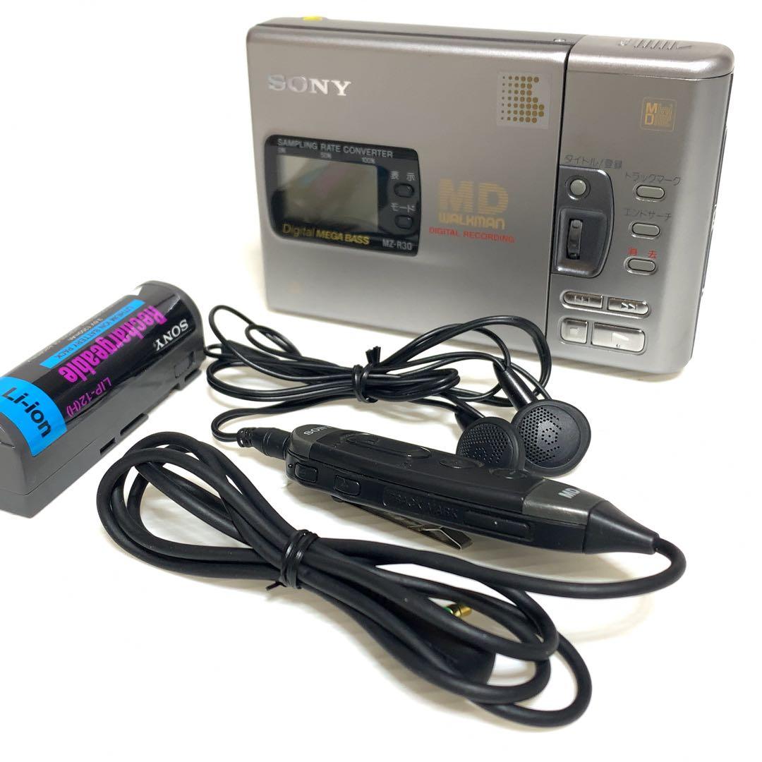 SONY MZ-R30 ソニー MDウォークマン目立った傷や汚れなし