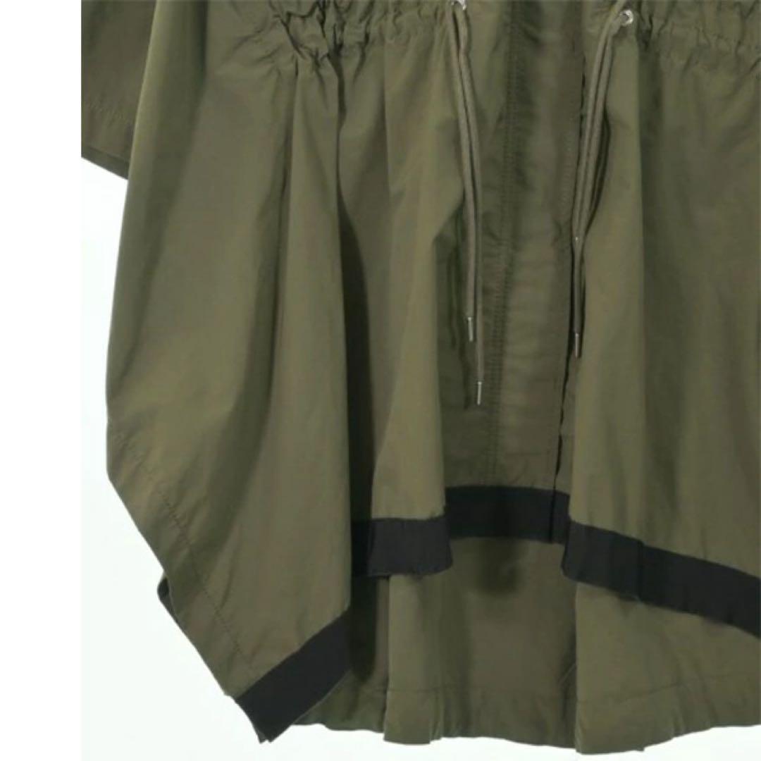 MONCLER モンクレール ポンチョ コート レディース カーキ