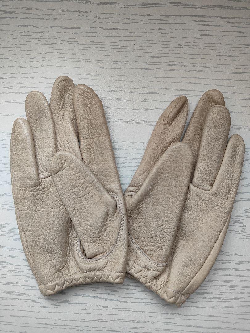 Lamp Gloves shorty greige Mサイズ 比較的美品