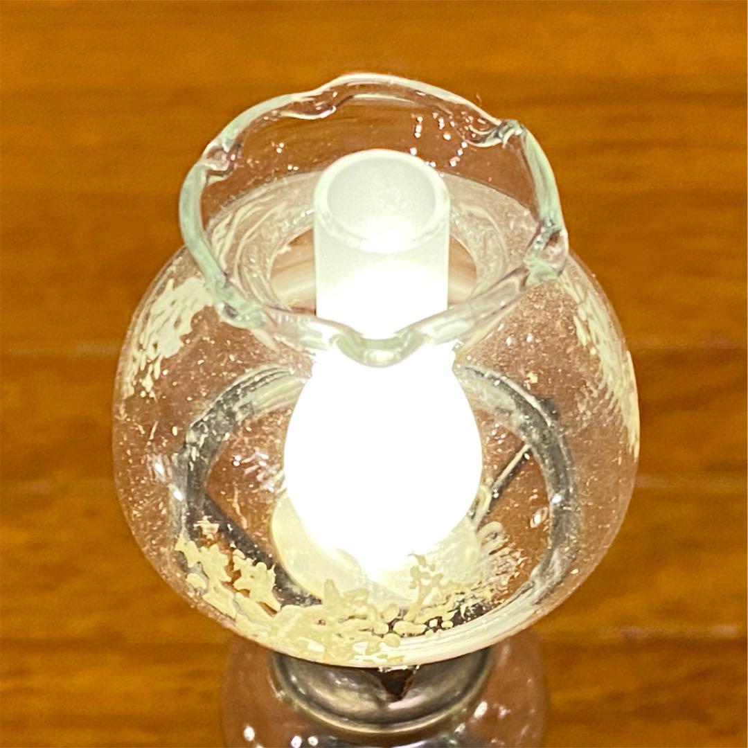 L004ミニチュア アンティークガラス ランプ ドールハウス jYsIB-m38211182394 電池式 LED照明 2022新品