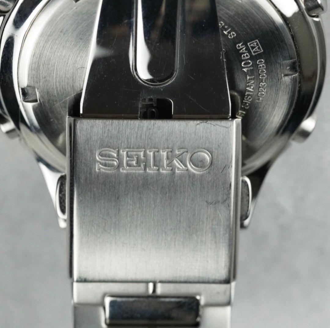 SEIKO セイコー アナデジ ワールドタイム 腕時計 クオーツ  H023