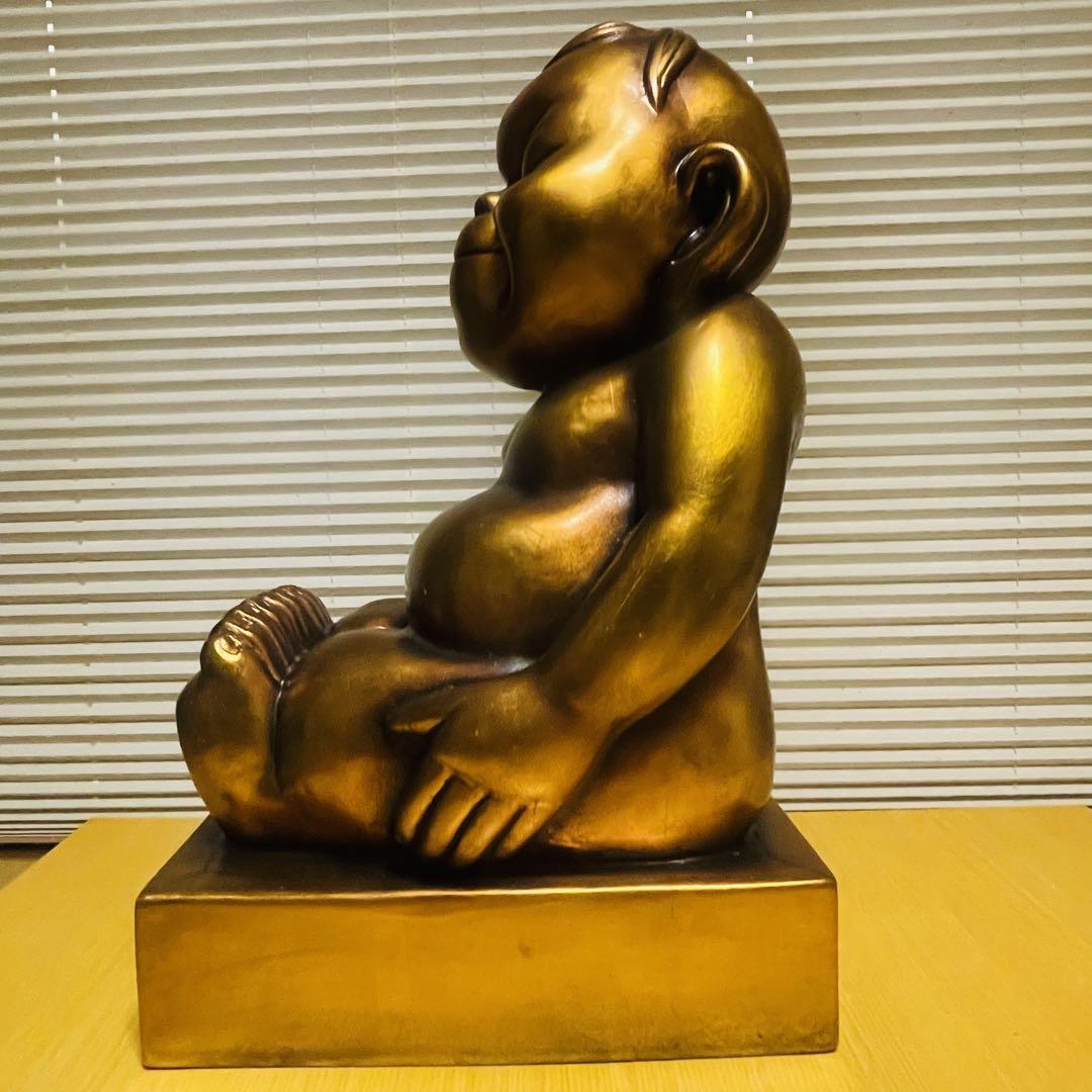 特大・希少】福の神 ビリケンさん オブジェ 置物 全高:約55cm 特大・希少】福の神 ビリケンさん オブジェ 置物 全高:約55cm