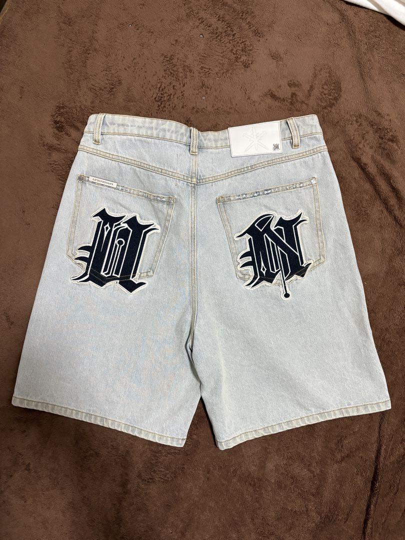 UNKNOWN LONDON デニムショートパンツ　アンノウンロンドン　Y2K 6,500円