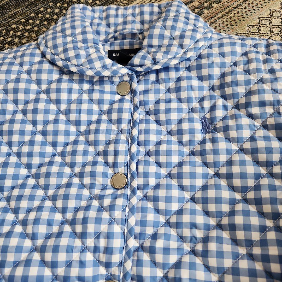 売りつくしsale　Ralph Lauren　ギンガムチェック　キルティング
