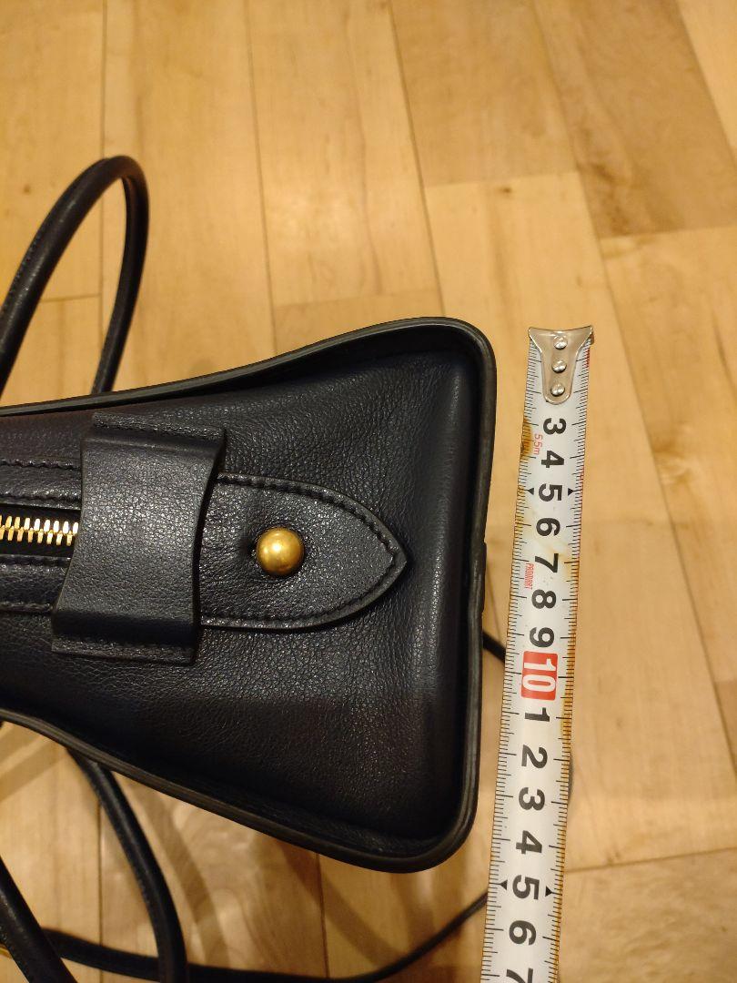 PRADA レザーバッグ ネイビー