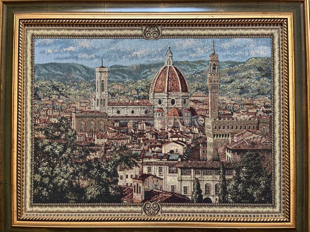 【大判絵画】フィレンツェの風景 刺繍　アート
