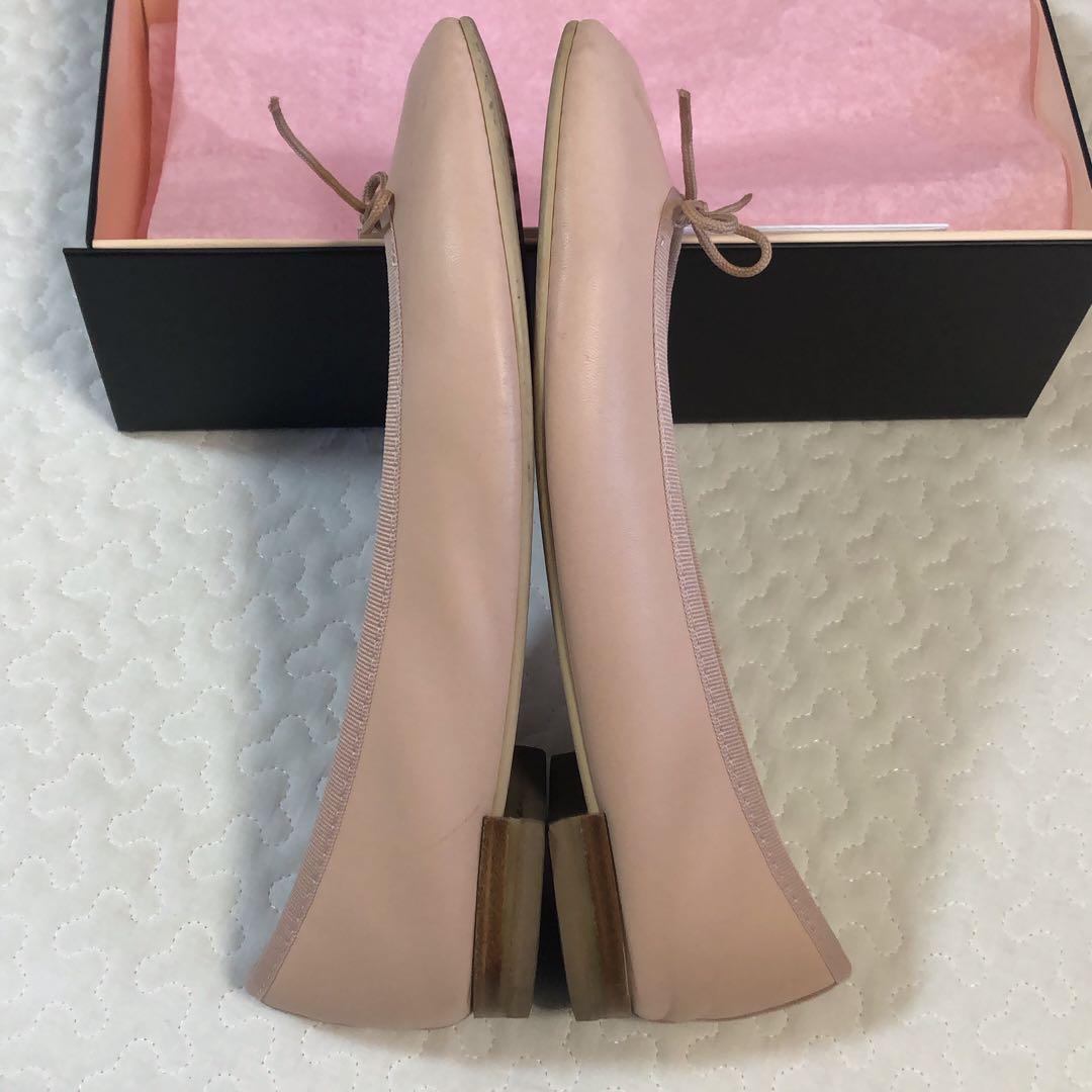 Repetto amande バレエシューズ ピンクベージュ フラット 39