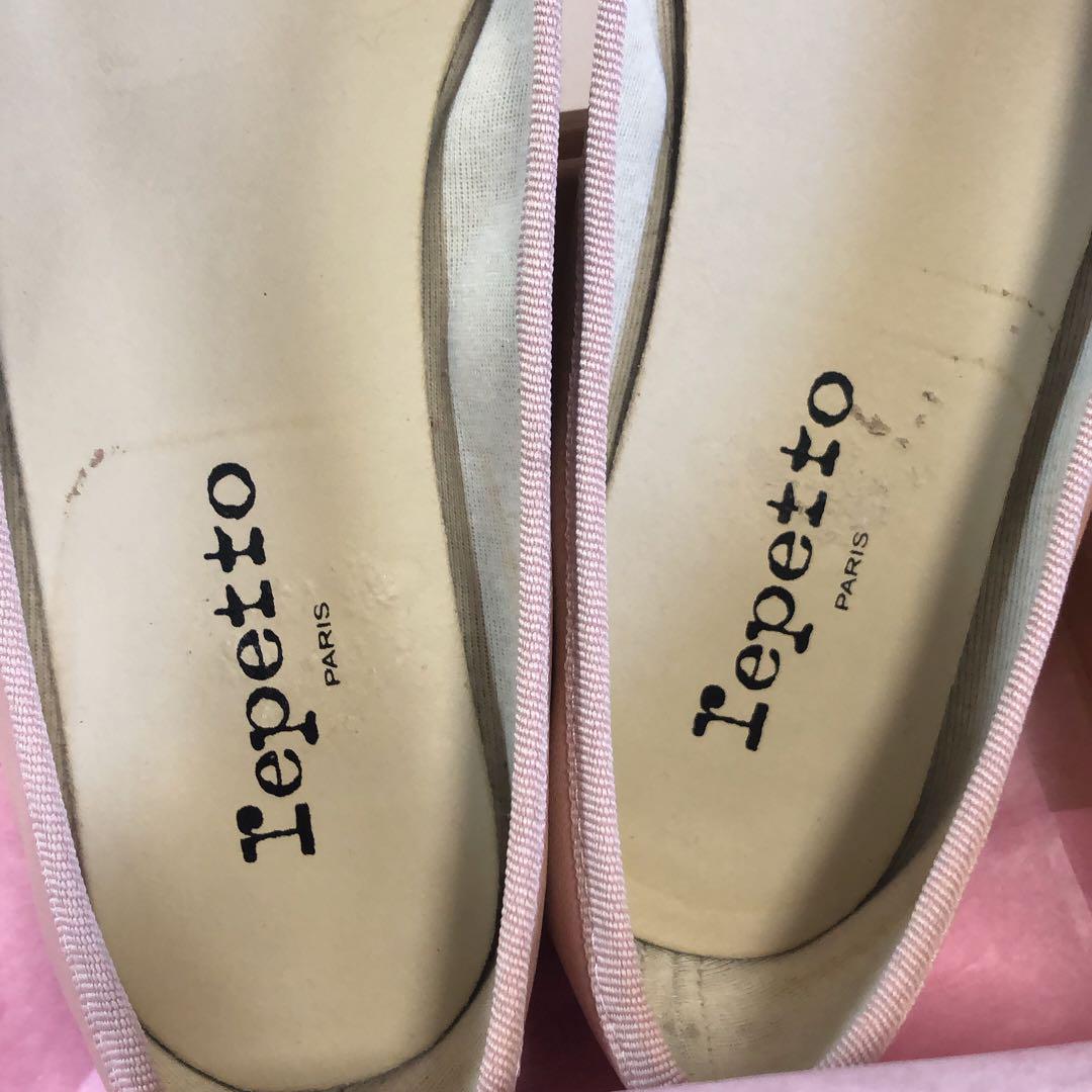Repetto amande バレエシューズ ピンクベージュ フラット 39