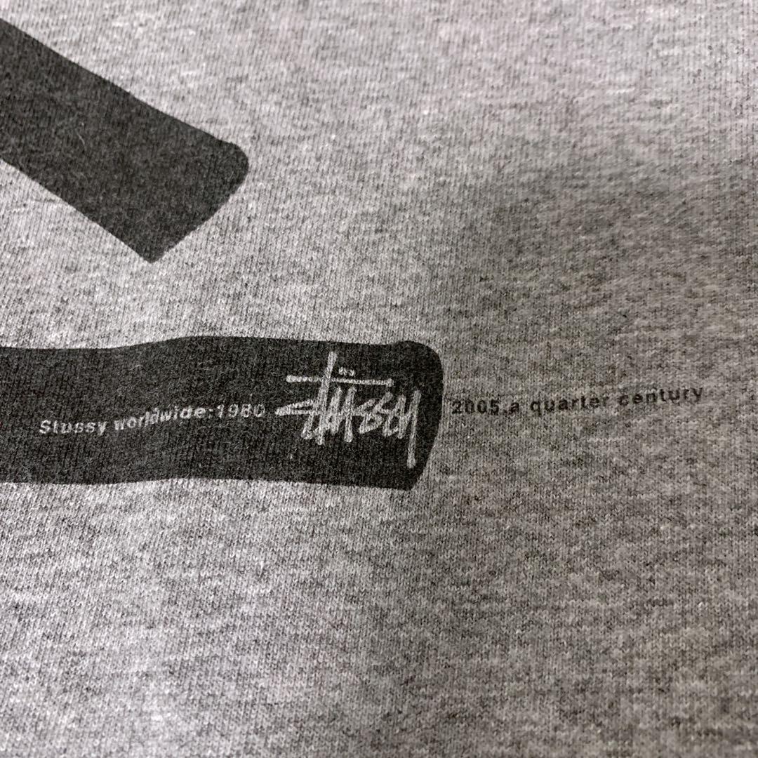 25周年記念限定】Stussy オールドステューシー 1/4プリントT