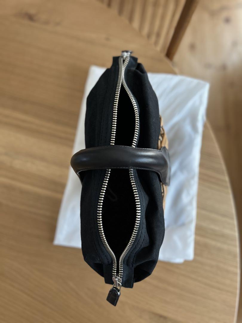 ebagos エゴバス ファスナー付バスケット（BLACK)