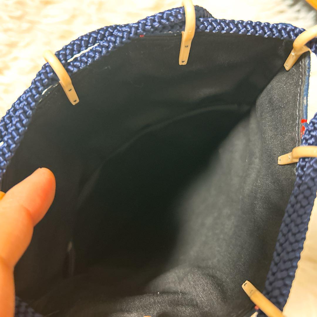 【極美品】印傳屋 トンボ柄合切袋 巾着