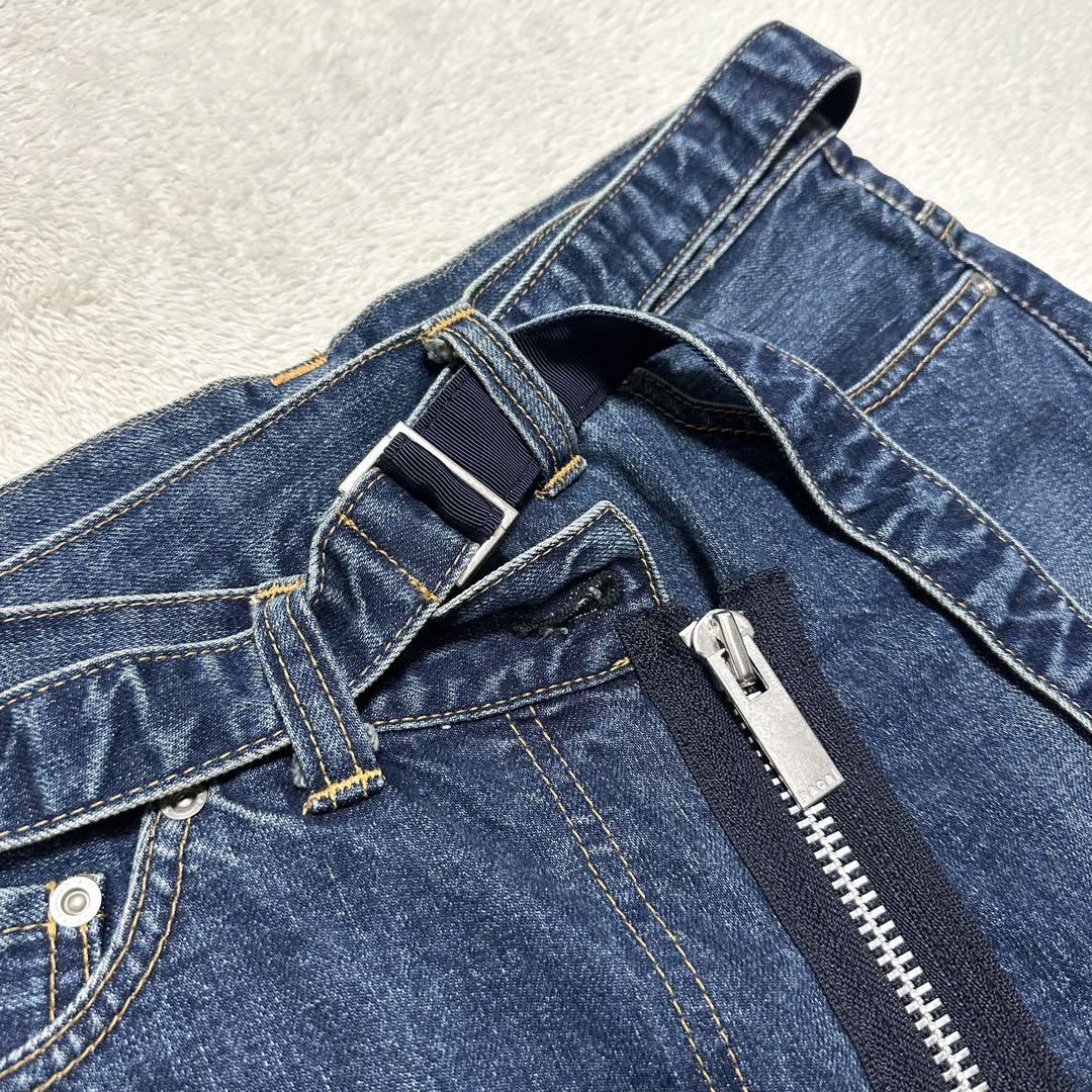 sacai サカイ デニム ジッパー付きタイトスカート フリンジ 2025年最新】sacai デニム スカートの人気アイテム - メルカリ