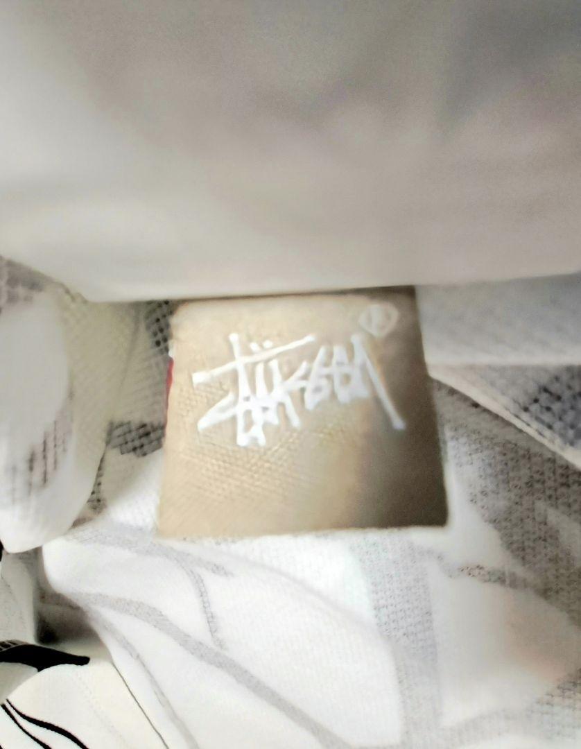 【ゴルフ・M新品】 Stüssy × FL アトミックリング ポロシャツ 白