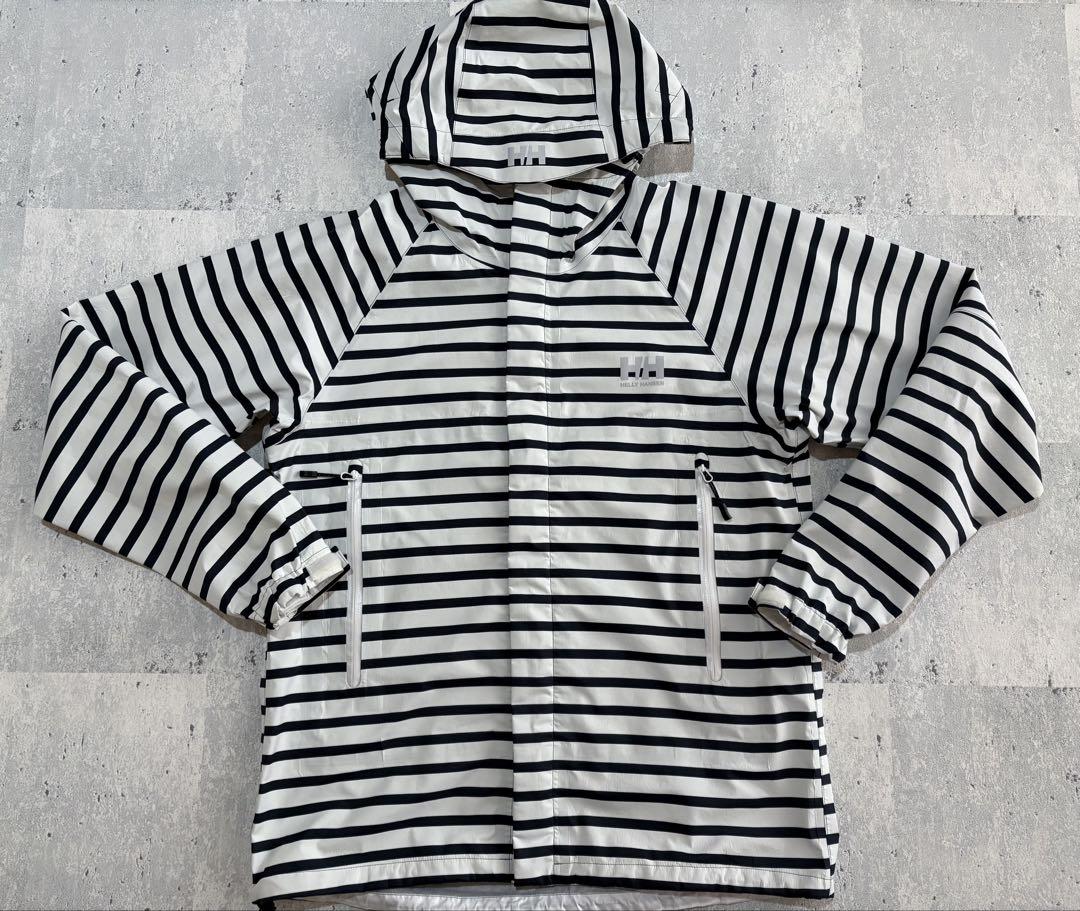 Mサイズ　 HELLY HANSEN ヘリーハンセン 紺白 ナイロンジャケット 5,170円