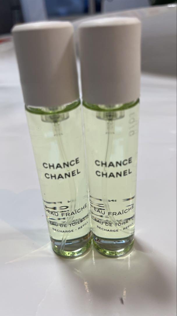 【未使用品】 CHANEL チャンスオーフレッシュEDTツィストレフィル2本