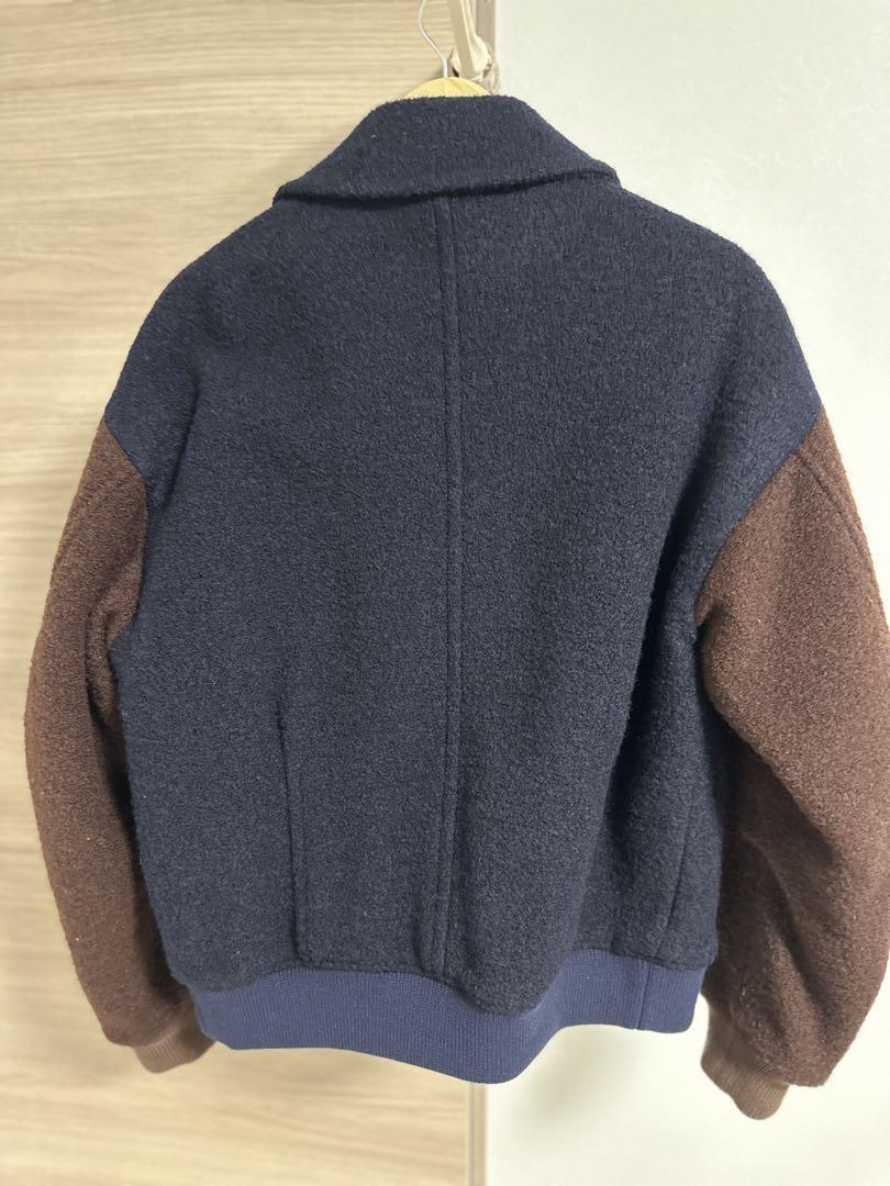美品 TAUPE トープ Bouclé Balloon Zip Blouson