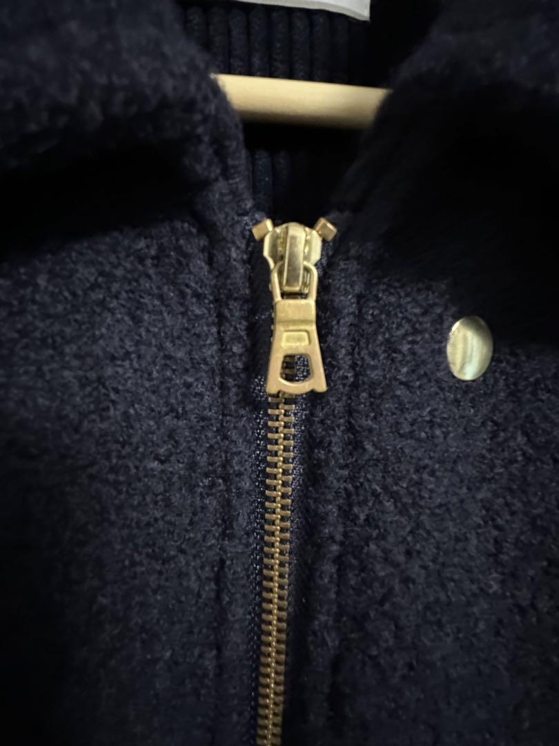 美品 TAUPE トープ Bouclé Balloon Zip Blouson