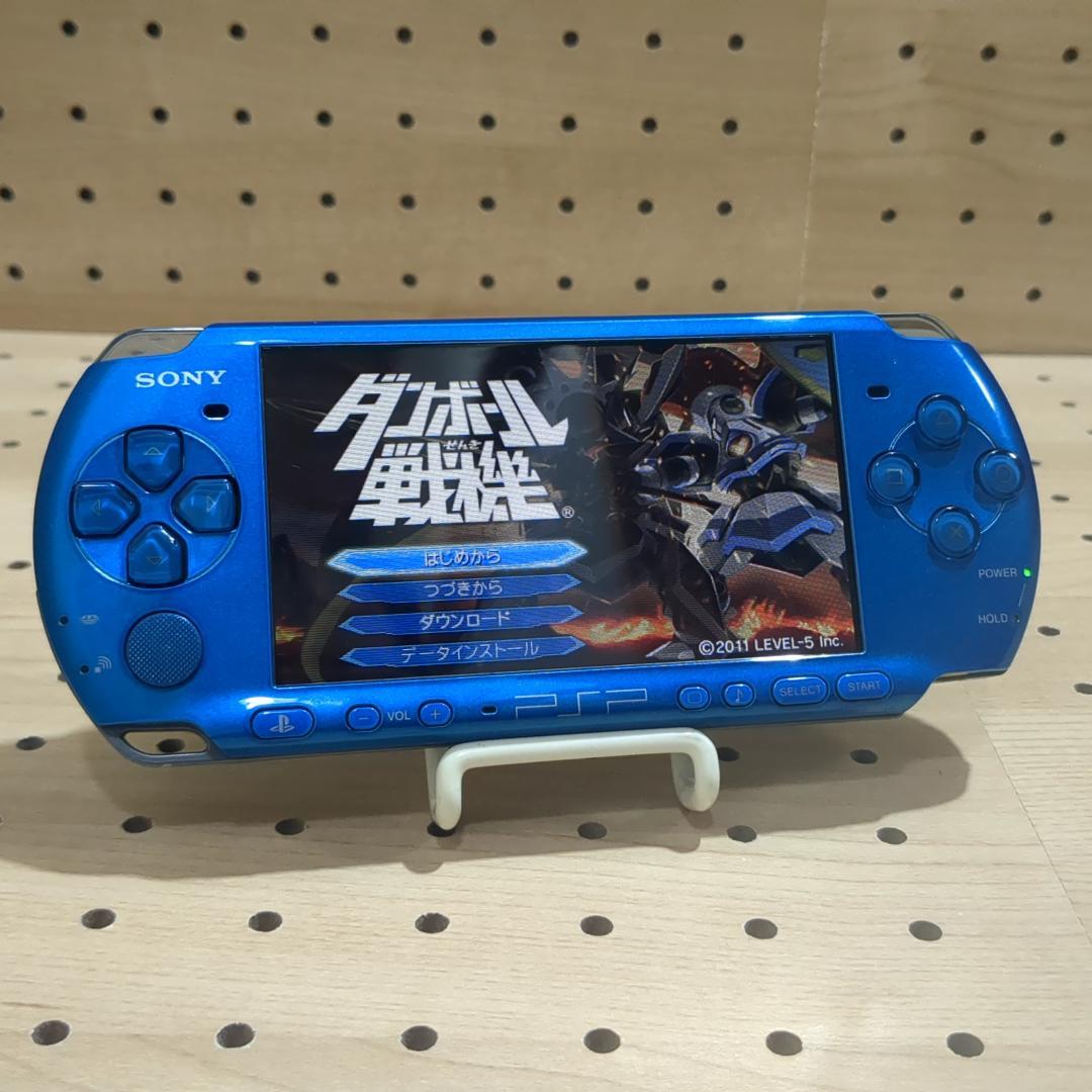 動作品 / 点検・整備済み psp3000 バイブラント・ブルー