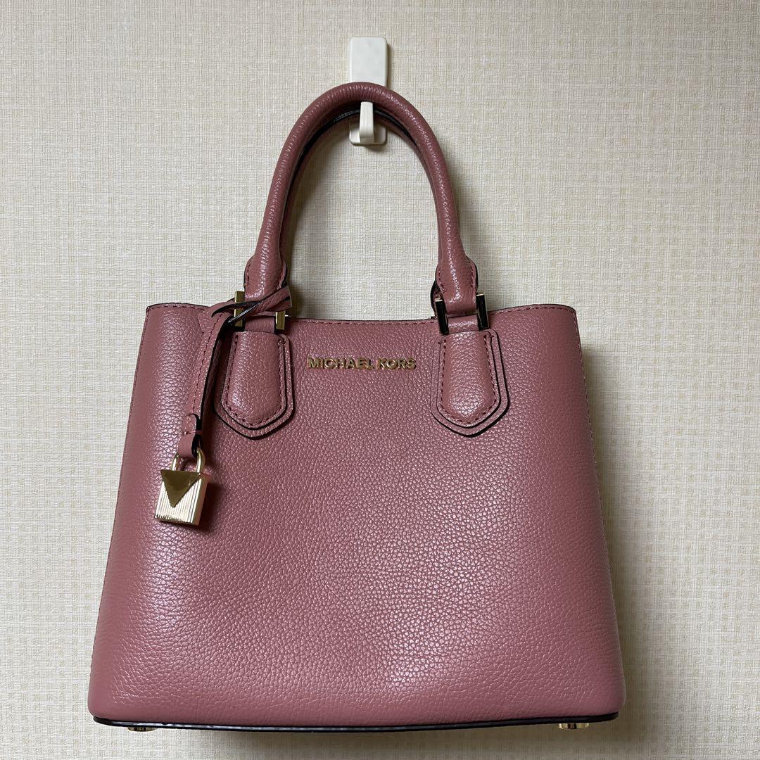 MICHAEL KORS ピンク トートバッグ