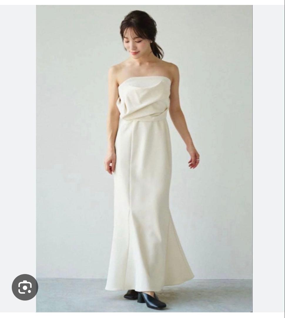 Aimeine ドレープベアマーメイドワンピースM