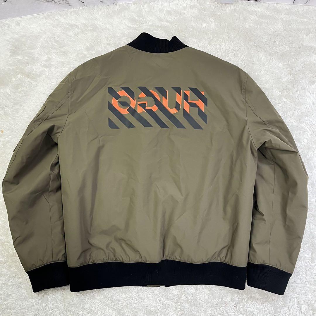 HUGO BOSS オリーブ MA-1スタイルジャケット
