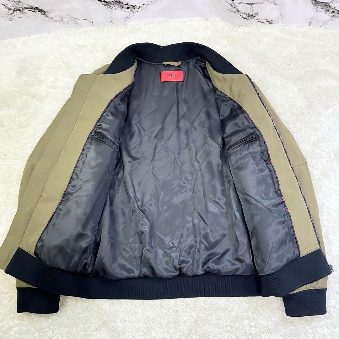HUGO BOSS オリーブ MA-1スタイルジャケット