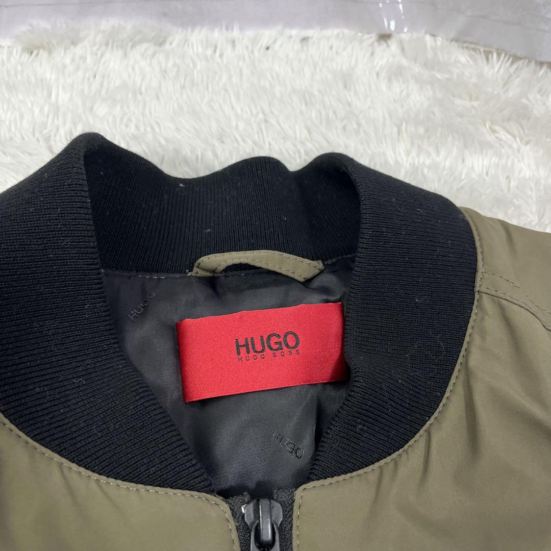 HUGO BOSS オリーブ MA-1スタイルジャケット