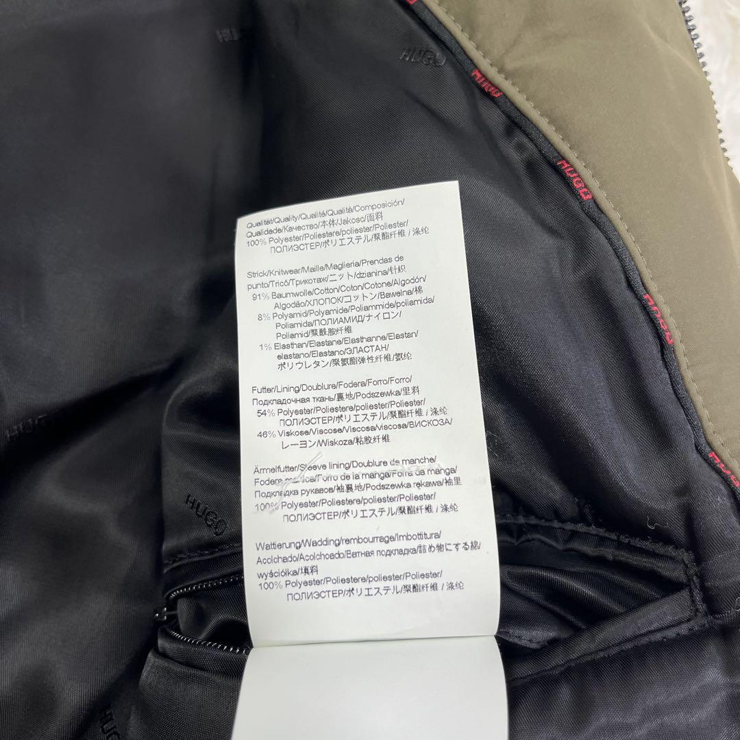 HUGO BOSS オリーブ MA-1スタイルジャケット