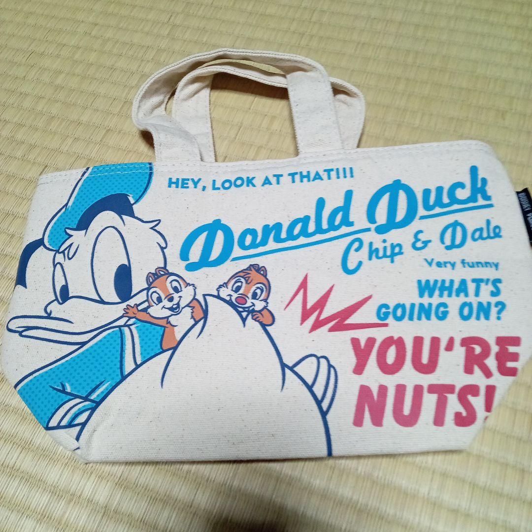 キャプテンスタッグトートクーラーバッグドナルドダック チップ＆デール 保冷バッグ