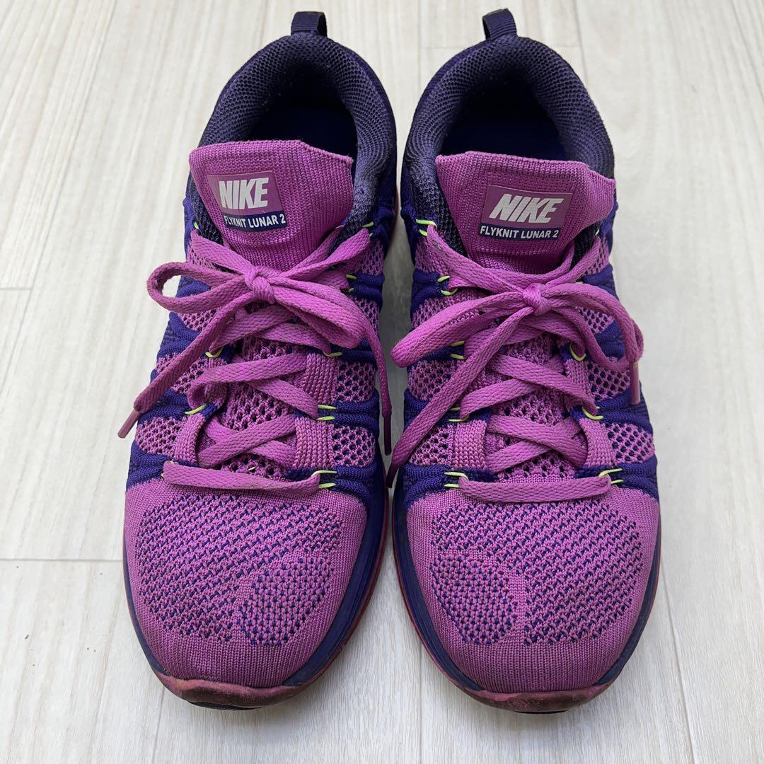 NIKE ナイキ フライニット ルナ2 ランニングシューズ 24.5