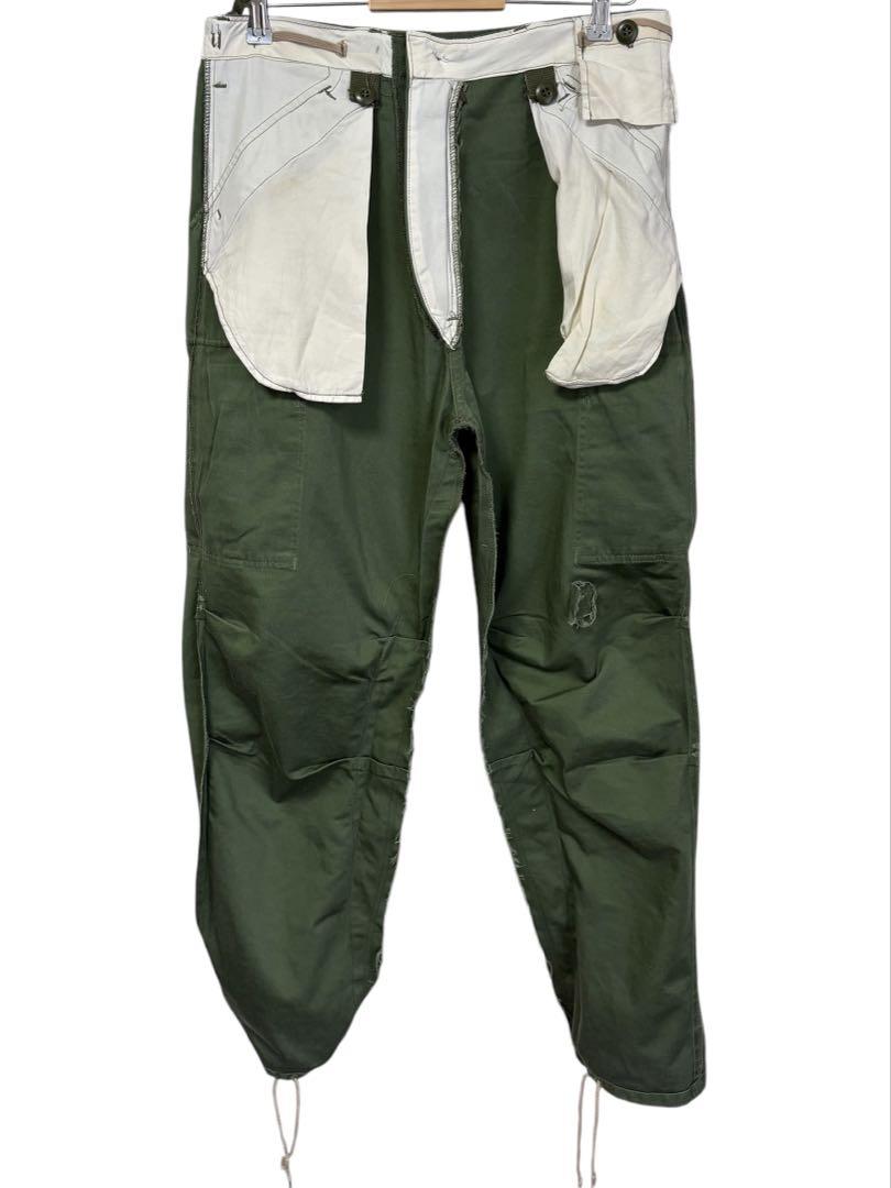 US ARMY M-65フィールドパンツ レプリカ カーゴ リメイク ペンキ